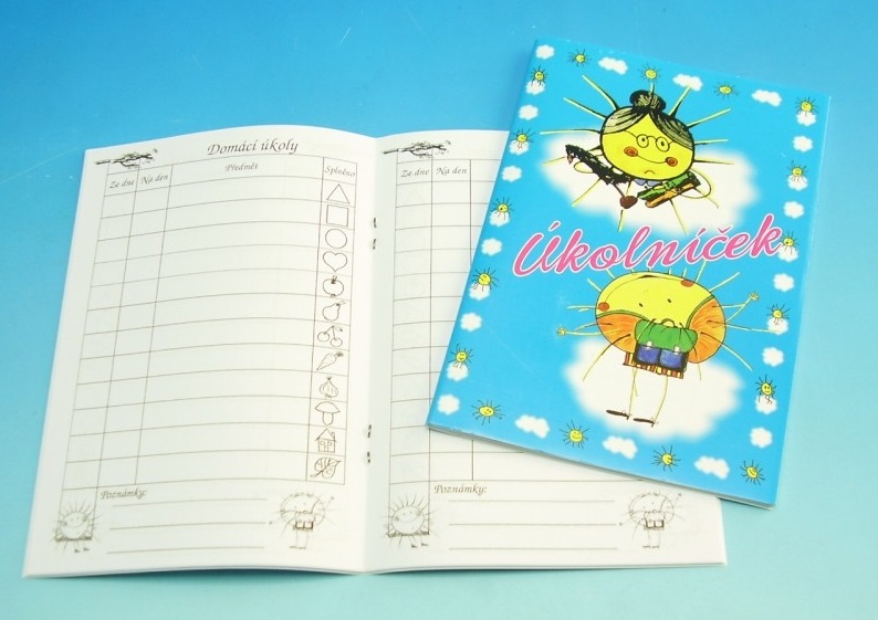 Deníček pro školáky A6, 1-2tř., holčička, úkolníček