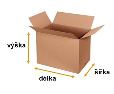 Krabice klopová, 435x245x270mm (DxŠxV),  5 vrstvá lepenka, hnědohnědá, odběr po balení 10ks, vnější rozměr: 450x260x285mm (kartonová krabice)