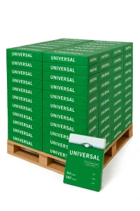 Papír xerografický A4, 80g, 500 listů, UNIVERSAL, CIE 161, SMART LINE - paleta