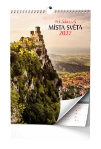 Nástěnný kalendář - Pohádková místa světa - A3