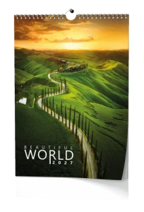 Nástěnný kalendář - Beautiful world - A3