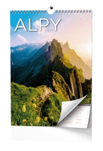 Nástěnný kalendář - Alpy - A3