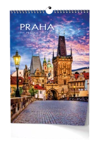 Nástěnný kalendář - Praha - A3