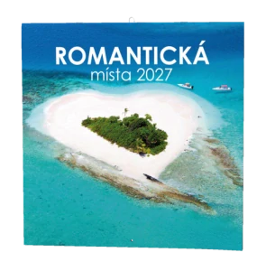 Nástěnný kalendář - Romantická místa