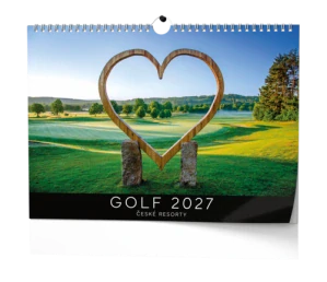 Nástěnný kalendář - Golf - české resorty