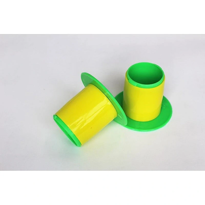 Odvíječ fólie, plastový pro dutinky 5 cm, dvoudílný (zeleno-žlutý)