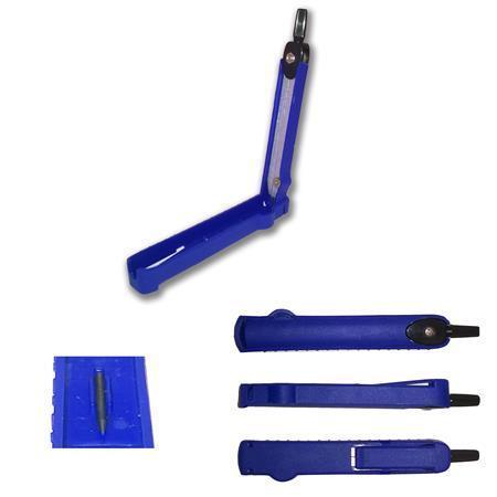 Kružítko školní kovové v obalu + náhradní náplň