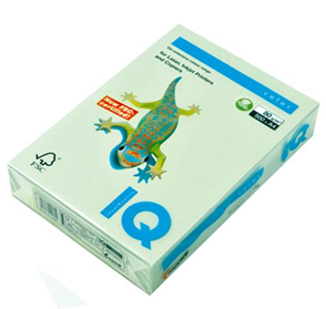 Papír xerografický IQ COLOR A4 160g, 250listů, světle zelený GN27