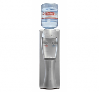 Výdejník na barelovou vodu 2V208S, stříbrný, AQUASTOP (V:940/Š:320/H:340mm), výdejník na vodu