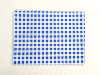 Ubrus na školní lavice 50x65 cm, modré káro