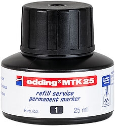Náhradní inkoust Edding MTK 25, černý, do permanentního popisovače Edding