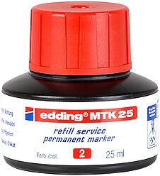 Náhradní inkoust Edding MTK 25, červený, do permanentního popisovače Edding