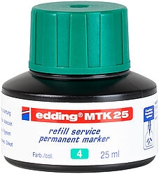 Náhradní inkoust Edding MTK 25, zelený, do permanentního popisovače Edding