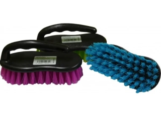 Kartáč ruční s držákem 15cm, žehlička, mix barev