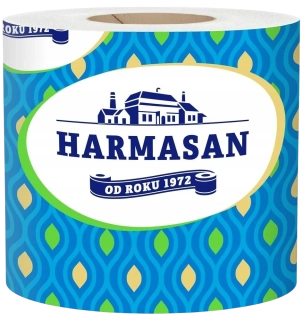 Toaletní papír Harmasan 1vr, 400 útr., délka 50m (1ks) HARMONY (MÝVAL)