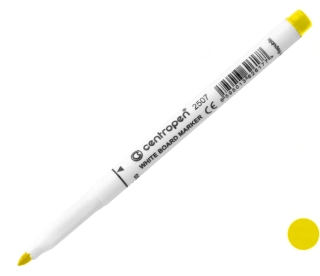 Značkovače 2507 na tabuli, žlutý, stopa 1-2 mm, kulatý hrot, ERGO držení, CENTROPEN