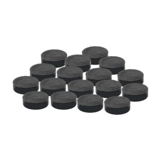 Magnety černé pr. 16x5mm, 1ks (50ks v bal)