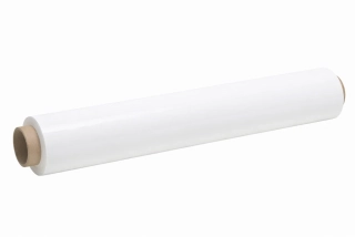 Smršťovací fólie, bílá, 50cm x 120m, 23mic., ruční strečová fólie (průtažná, fixační fólie)