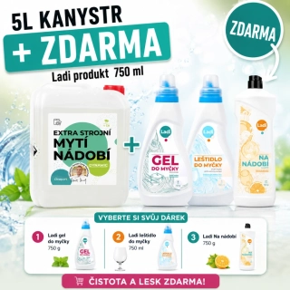 DYNAMIC extra strojní mytí nádobí 5l + ZDARMA 1 dárek dle výběru