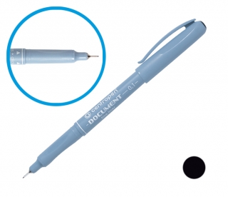 Popisovač dokument 2631 černý, šíře stopy 0,1mm, CENTROPEN