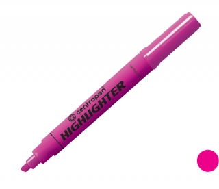 Zvýrazňovač 8552 růžový, šíře stopy 1-4,6mm, klínový hrot, CENTROPEN