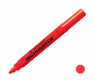 Zvýrazňovač 8552 červený, šíře stopy 1-4,6mm, klínový hrot, CENTROPEN