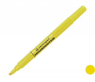 Zvýrazňovač 8722 žlutý, klínový hrot, stopa 1-4mm, CENTROPEN