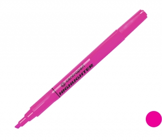 Zvýrazňovač 8722 růžový, klínový hrot, stopa 1-4mm, CENTROPEN