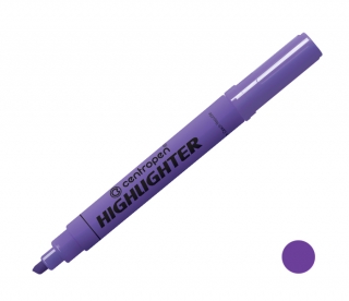 Zvýrazňovač 8552 fialový, šíře stopy 1-4,6mm, klínový hrot, CENTROPEN