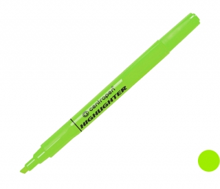 Zvýrazňovač 8722 zelený, klínový hrot, stopa 1-4mm, CENTROPEN