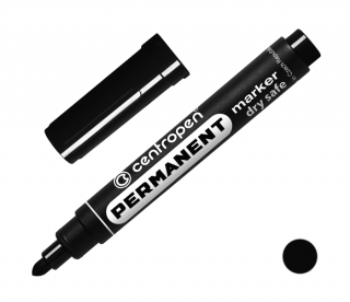 Popisovač 8510 permanent černý, stopa 2,5mm, kulatý hrot, CENTROPEN