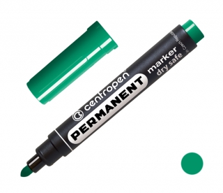 Popisovač 8510 permanent zelený, stopa 2,5mm, kulatý hrot, CENTROPEN
