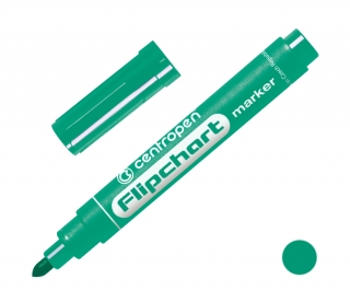 Značkovač 8550 zelený na papírové tabule Flipchart stopa 2,5mm, CENTROPEN
