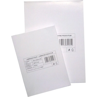 Laminovací folie, lesklá, 54x86mm, 125 mic., 100 ks v balení, Standard