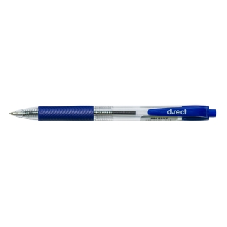 Kuličkové pero, BALL PEN, pero s gumovým úchopem, modré (modře i píše)