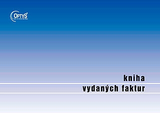 Kniha vydaných faktur (pohledávek) A4,32 listů, OPTYS 1010