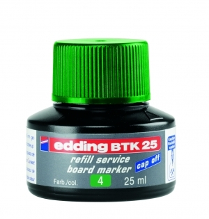 Náhradní inkoust Edding BTK 25, zelený, pro tabulové popisovače