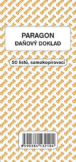 Paragon obchodní samopropisovací 50listový, OPTYS 1321
