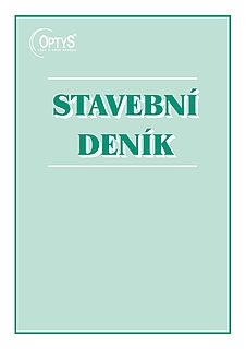 Stavební deník A4,100 listů,nepropis OPTYS 1266