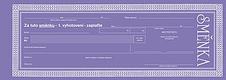 Směnka cizí - zaplaťte OPTYS 1113
