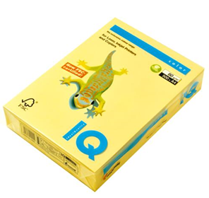 Papír xerografický IQ COLOR A4 80g, 500listů,citron.žlutý ZG34
