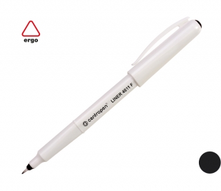 Popisovač 4611 liner černý, šíře stopy 0,3mm, ergo držení, CENTROPEN