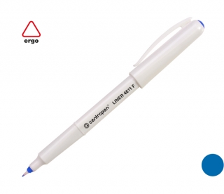 Popisovač 4611 liner modrý, šíře stopy 0,3mm, ergo držení, CENTROPEN