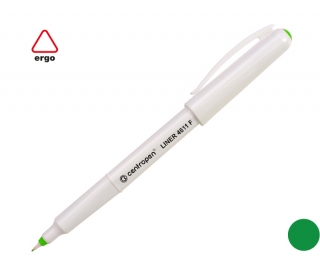 Popisovač 4611 liner zelený, šíře stopy 0,3mm, ergo držení, CENTROPEN