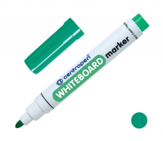 Značkovač 8559 stíratelný na bílé tabule zelený stopa 2,5mm, válcový hrot, CENTROPEN