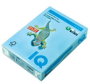 Papír xerografický IQ COLOR A4 80g, 500listů, středně modrý MB30