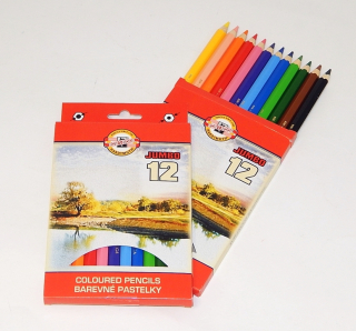 Pastelky OMEGA JUMBO 3382 12 barev Koh-i-noor