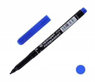 Popisovač 2536, permanentní inkoust, modrý, stopa 1mm, CENTROPEN
