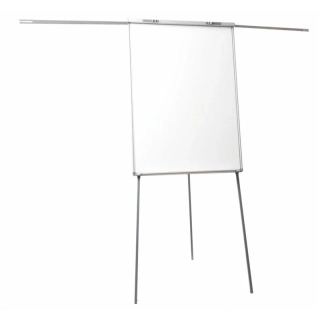 Flipchart tabule, YSA-2 PLUS, včetně 2 ramen, flipchart s magnetickou popisovatelnou deskou, výška až 180cm