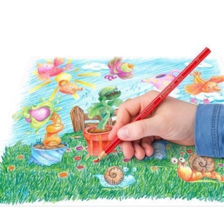 Barevné pastelky "Noris Club", 36 barev, sada, šestihranné, STAEDTLER
